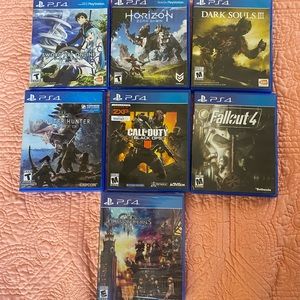 Bundle of 7 PS4 Games